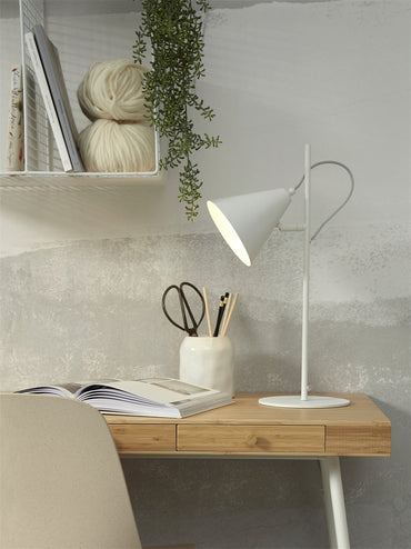 It's About Romi Tischleuchte Lisbon Spitzschirm, weiß