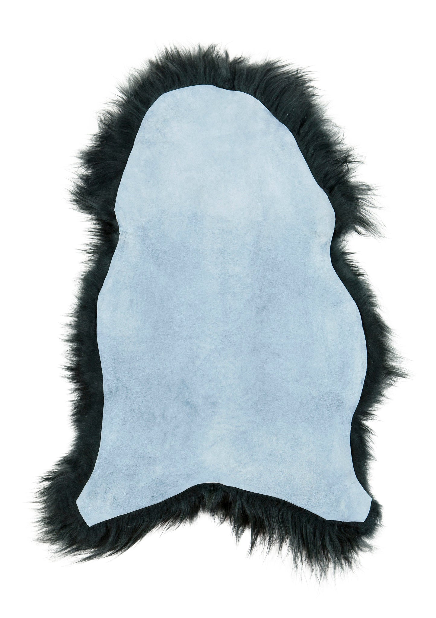 Dyreskinn IJslandse schapenvacht - Donkergroen - 100 x 65 cm