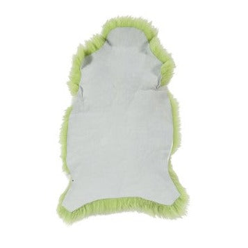 Dyreskinn Schapenvacht - Appelgroen - 100 x 65cm