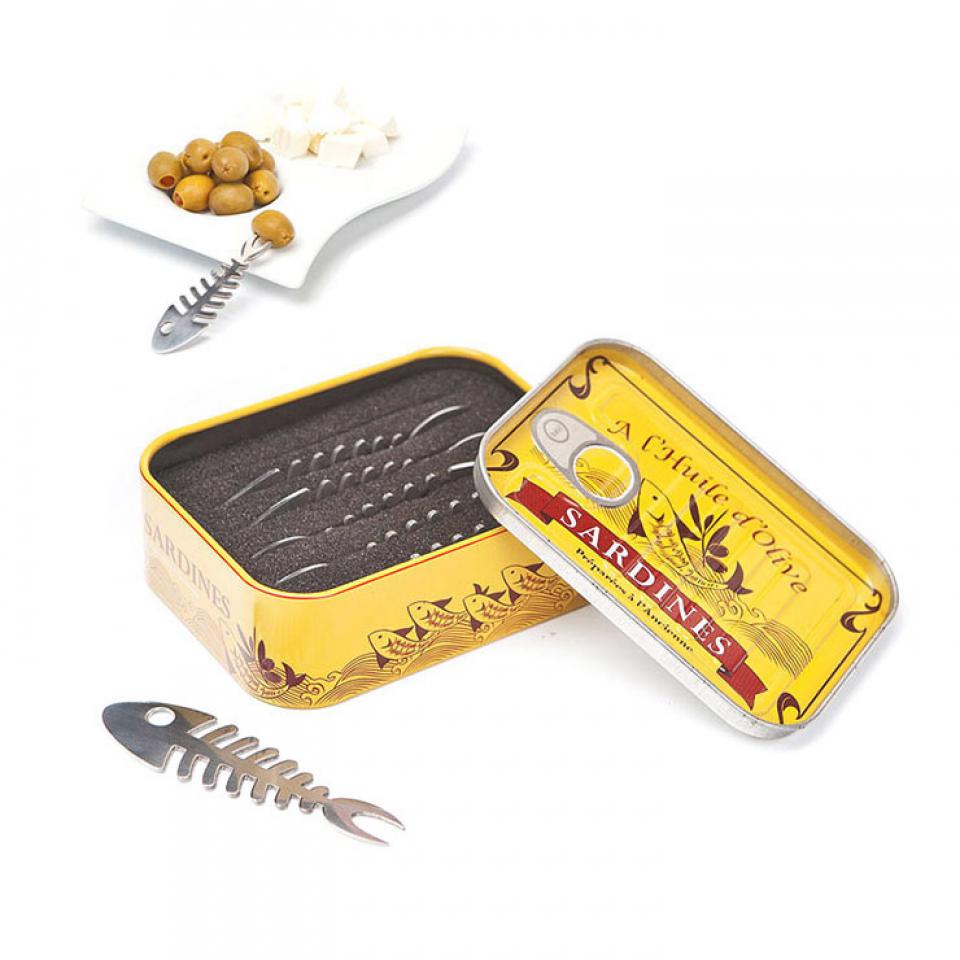 Balvi Sardines snackvorkjes set van 6