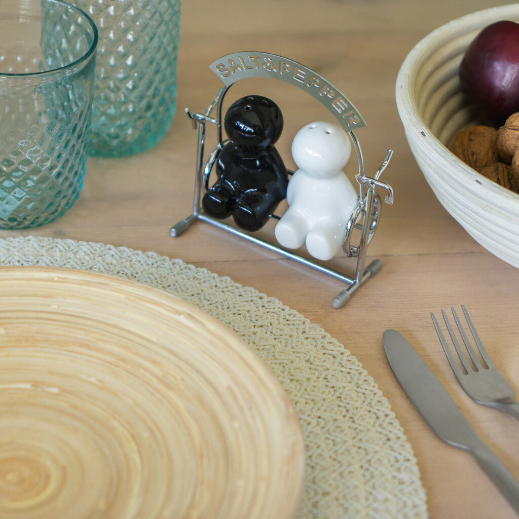 Balvi zout en peper set metaal keramisch