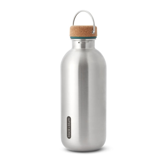 Black+Blum Single Wall Bottle - Drinkfles - 0.6Ltr - Blauw