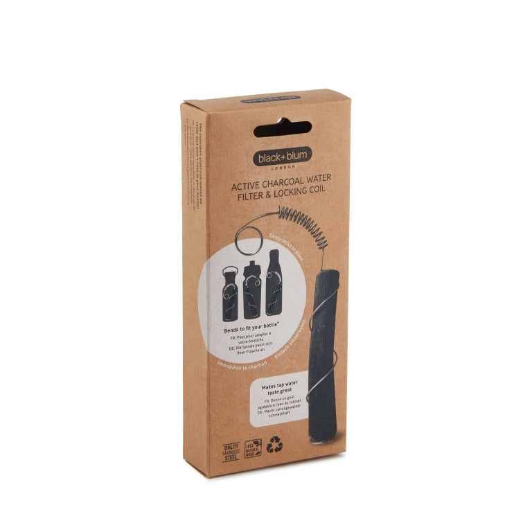 black+Blum Actieve Houtskool Waterfilter met bevestigingsspiraal