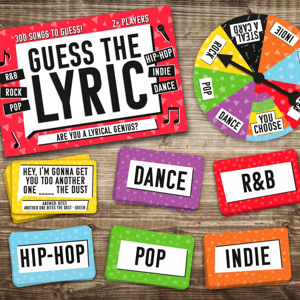 Gift Republic Kartenspiel – Errate den Liedtext