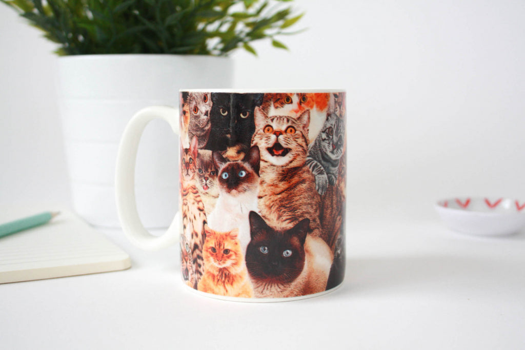 Gift Republic Mok - Gekke Kattenvrouw