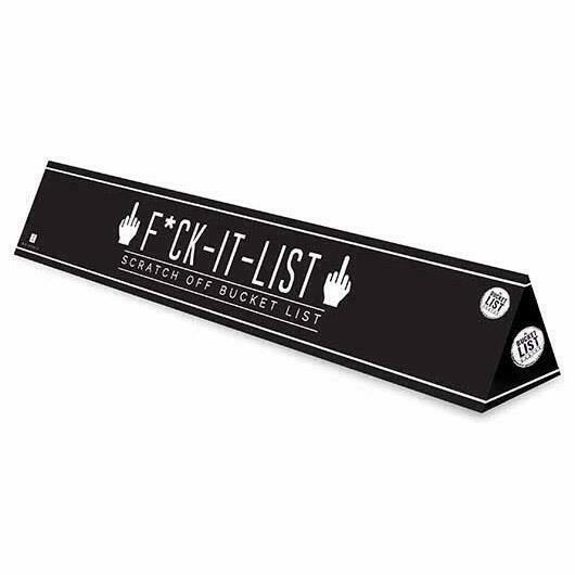 Gift Republic Krasposter - 100 F*ck-it-lijst