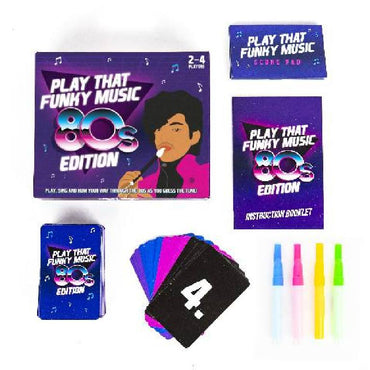 Gift Republic Card Game - Play that Funky Music 80s Edition