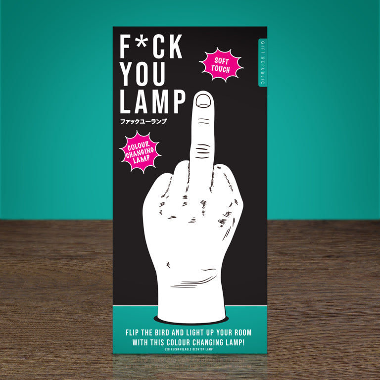 Gift Republic-lamp - Fuck you