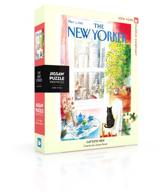 New York Puzzle Company Puzzel Kattenoogperspectief - 1000 stukjes