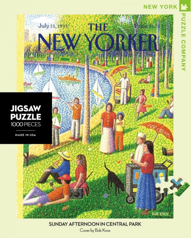 New York Puzzle Company Puzzle Sunday Afternoon in Central Park - 1000 Pieces
