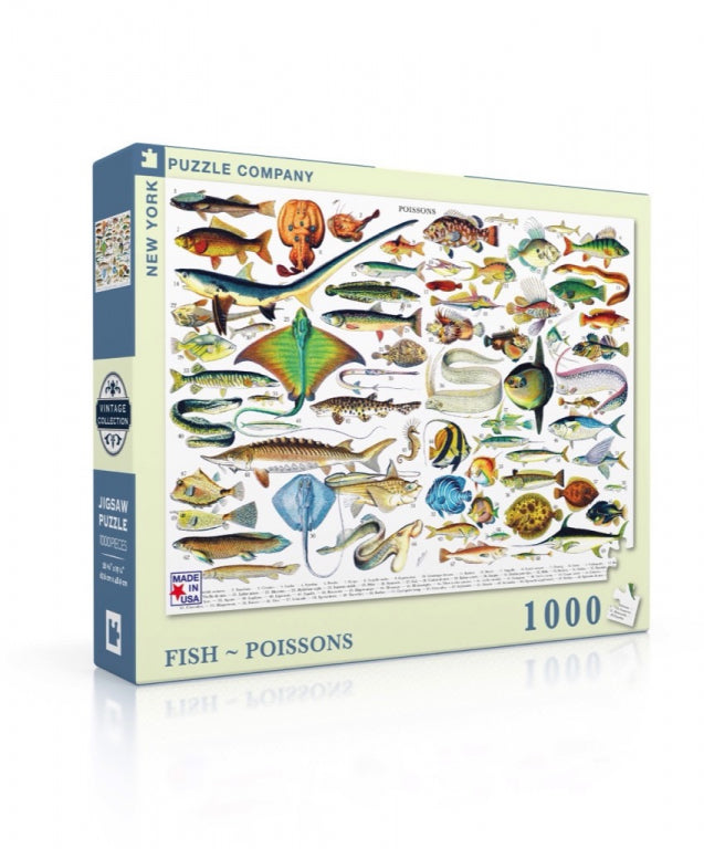 New York Puzzle Company Puzzel Vis 1000 stukjes