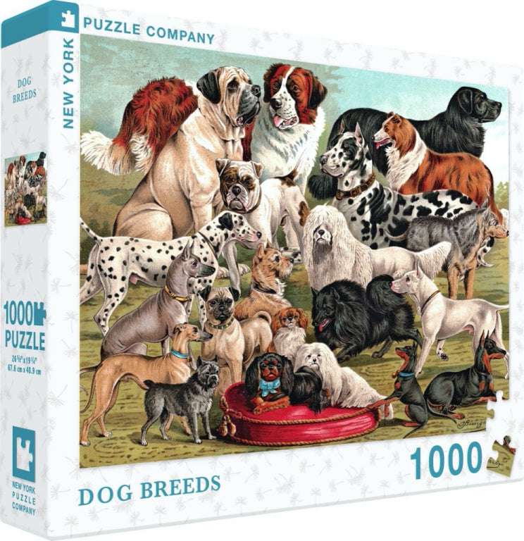 New York Puzzle Company Dog Breeds Puzzle - 1000 Pieces