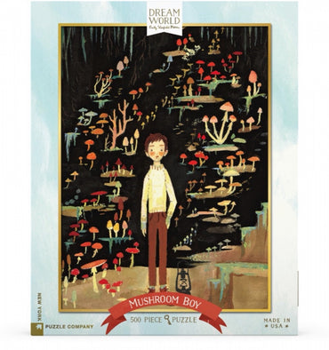 New York Puzzle Company Pilzjungen-Puzzle – 500 Teile