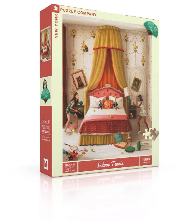 New York Puzzle Company Puzzel Indoor Tennis - 1000 stukjes