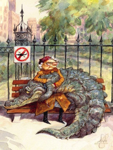 New York Puzzle Company Puzzel Krokodillentranen - 500 stuks