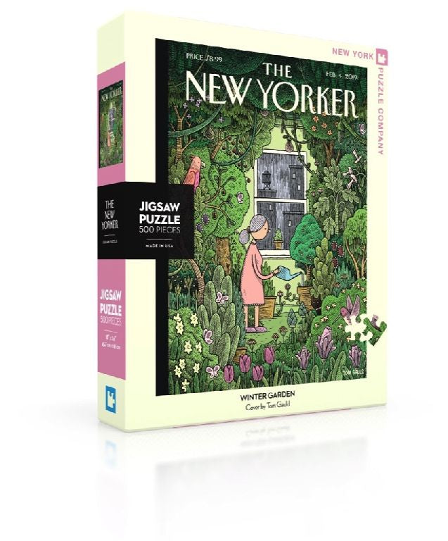 New York Puzzle Company Wintergarten-Puzzle – 500 Teile