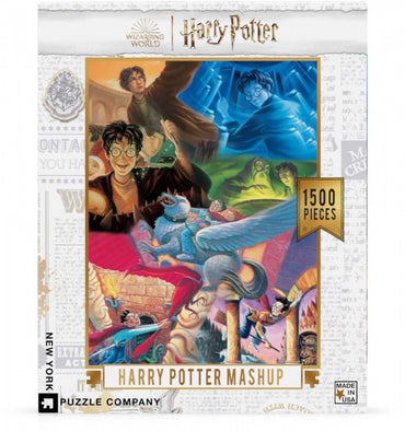 New York Puzzle Company Puzzle Harry Potter Mashup – 1500 Teile