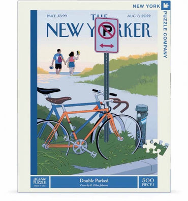 New York Puzzle Company Doppelt geparktes Puzzle – 500 Teile