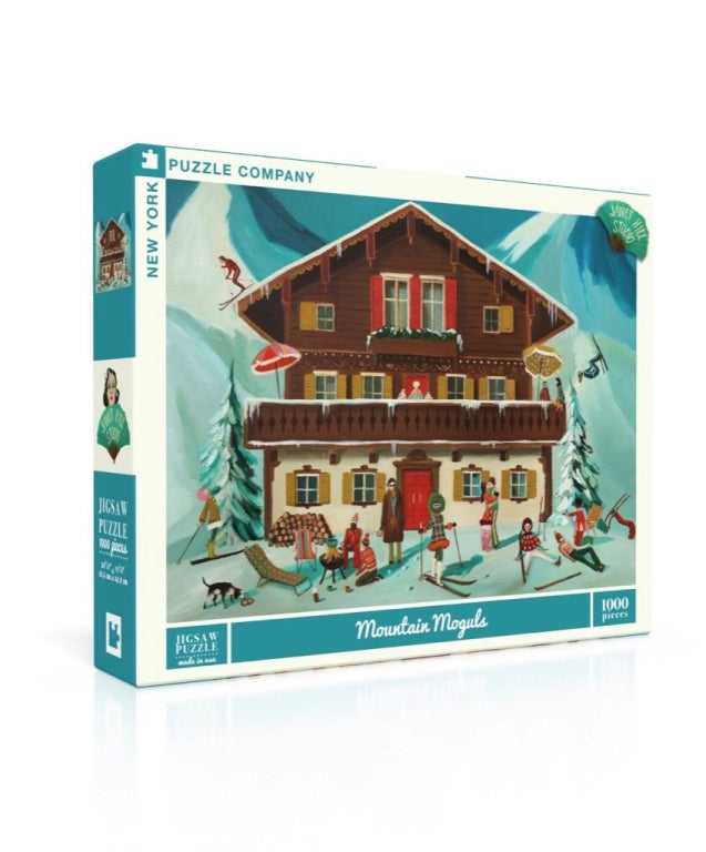 New York Puzzle Company Puzzel Mountain Moguls - 1000 stukjes