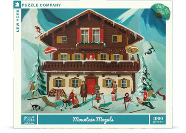 New York Puzzle Company Puzzel Mountain Moguls - 1000 stukjes