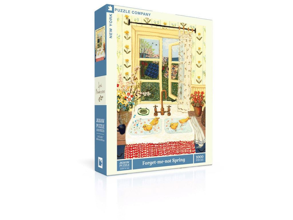 New York Puzzle Company Puzzle Forget-me-not Spring - 1000 pieces