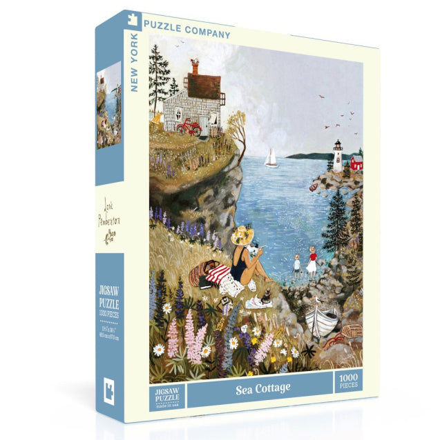 New York Puzzle Company Legpuzzel Zeehuisje - 1000 stukjes