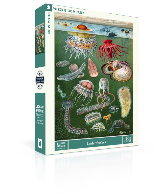 New York Puzzle Company Under the Sea Jigsaw Puzzle - 1000 Pieces