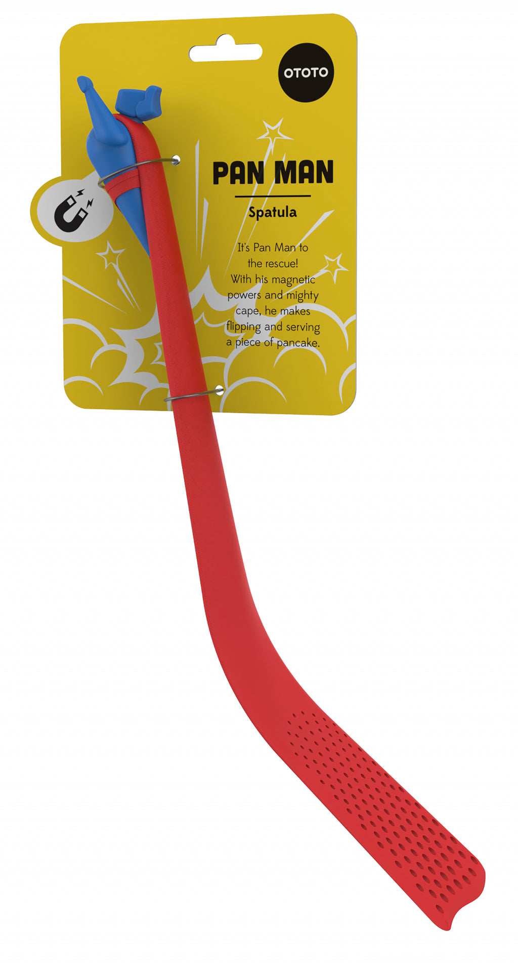 Ototo Spatula Pan Man - Red