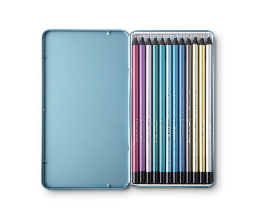 Printworks Kleurpotloden set van 12 - Metallic