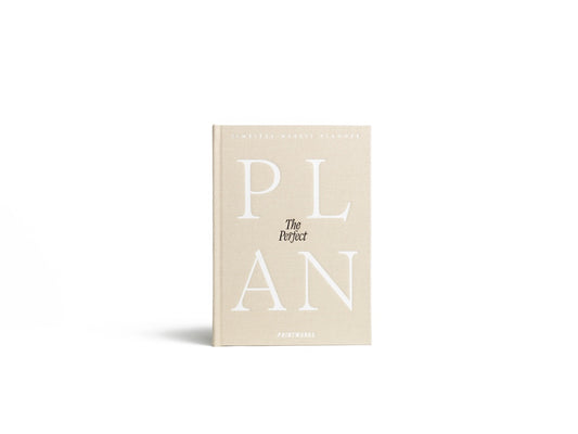 Printworks Weekly Planner - The Perfect Plan - Beige