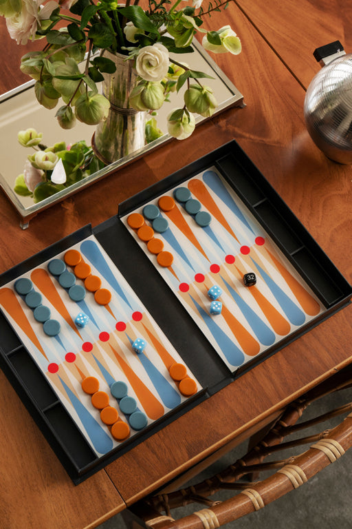 Printworks Spel Classic Art of Backgammon - Antraciet