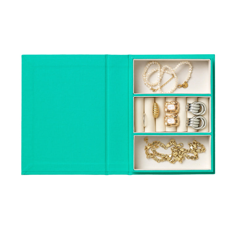 Printworks Sieradendoos S - A Girls Best Friend - Turquoise - gevuld met sieraden