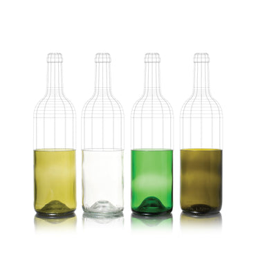Rebottled Tumbler 4-pack glazen set