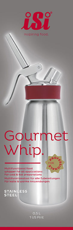 iSi Gourmet Whip Plus rvs - 0,5 Ltr