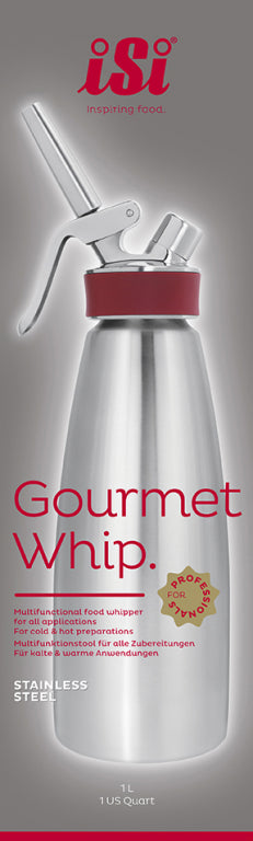 iSi Gourmet Whip Plus rvs - 1,0 Ltr