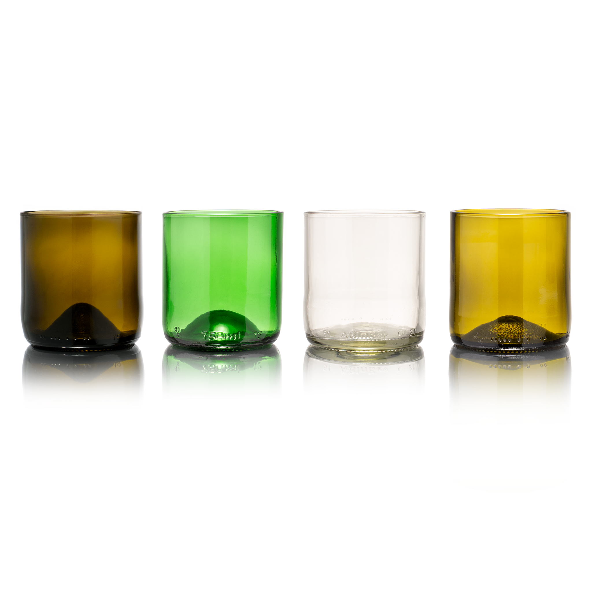 Rebottled Short Tumbler 4-pack glazen set