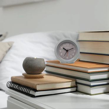 NeXtime Table Alarm Clock Circle Grey
