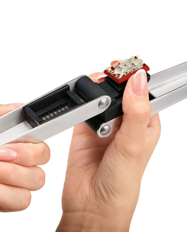 Triangle Garlic Press - in box