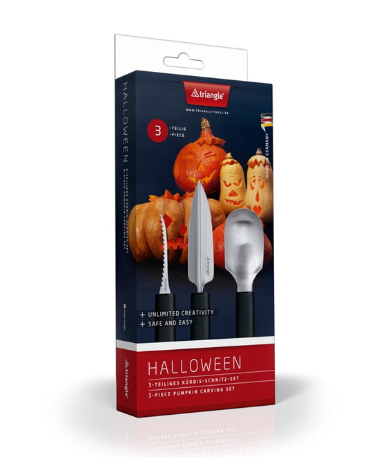 Triangle Triangular Pumpkin Carving Set 3-piece