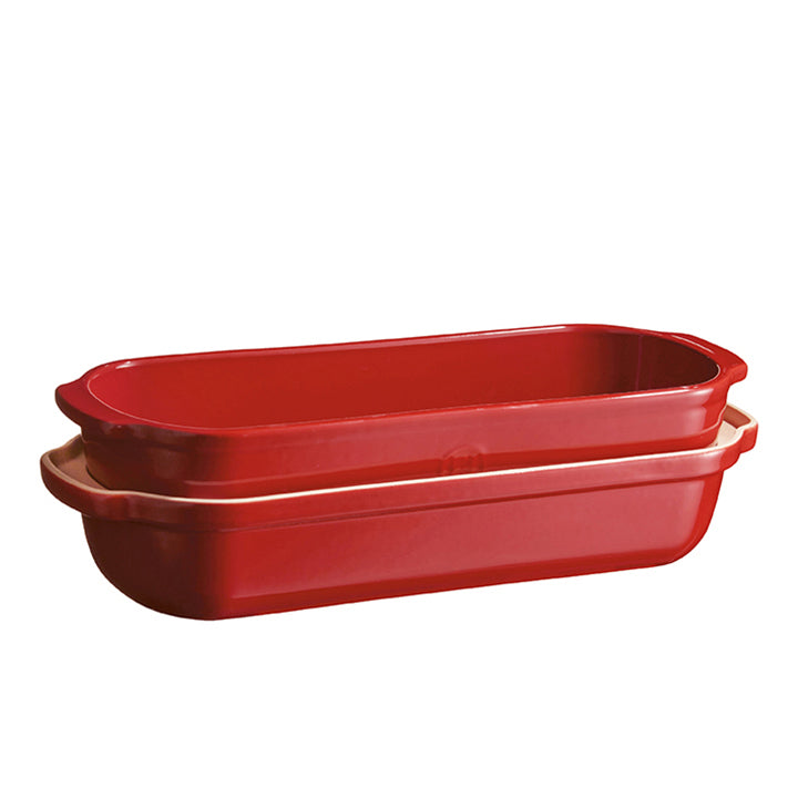 Emile Henry Brotbackform groß E-Box - 395x160x150mm - Grand Cru