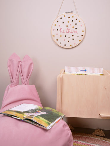 Kidsdepot zitzak voor kinderen Judy - roze sfeerbeeld