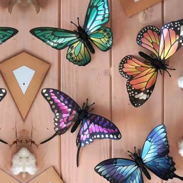 Assembli DIY Papier Schwertträger Schmetterling