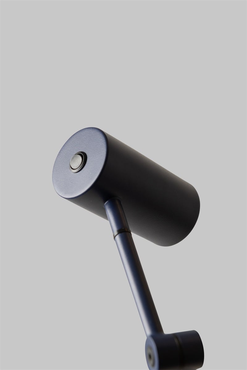 It's about RoMi Floor Lamp Montreux. Dark blue.