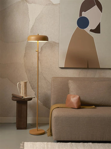 It's About Romi Vloerlamp ijzer Porto, mosterd sfeer