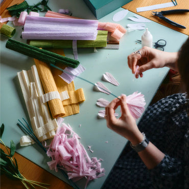 Printworks Paper Florist - Crêpe paper flower set