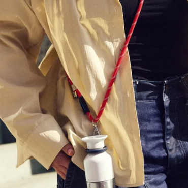 Dopper Cord - Rood koord voor je Dopper - Silver Red