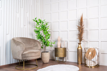 NeverLeafs Eukalyptus-Kunstpflanze Deluxe 140 cm