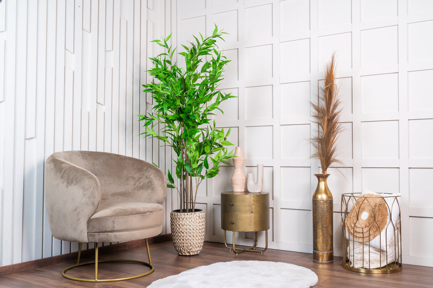 NeverLeafs Eucalyptus kunstplant Deluxe 180 cm