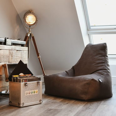 Extreme Lounging zitzak b-bag mighty-b - Luxury - Slate sfeerafbeelding