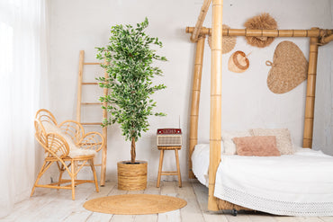 Künstliche Ficus-Pflanze von NeverLeafs, grün, 180 cm